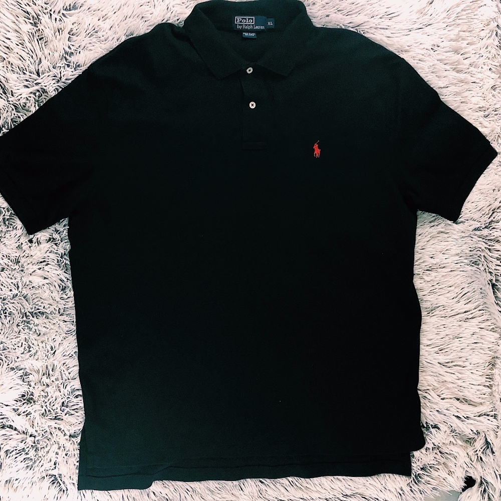 Ralph Lauren Black Short Sleeve Shirt Extra Large